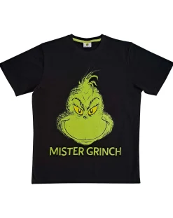 Licence Mens Grinch Lounge Tshirt