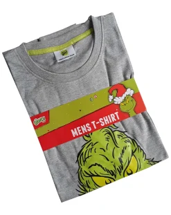 Licence Mens Grinch Lounge Tshirt