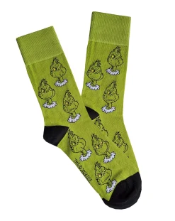 Licence Mens Grinch Loungepant 2pk Sock