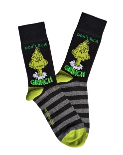 Licence Mens Grinch Loungepant 2pk Sock