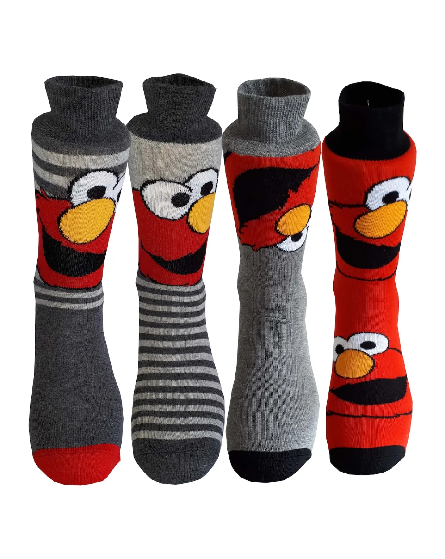 Licence Mens 4pk Elmo Socks
