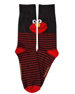 Licence Mens 5pk Sesame St Socks
