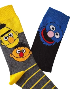 Licence Mens 5pk Sesame St Socks