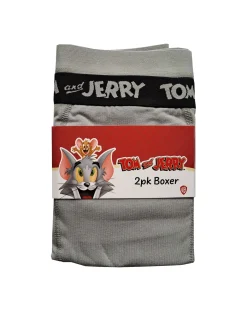 Licence Mens 2pk Tom & Jerry Boxer Shorts
