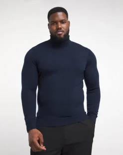 Jacamo Merino Wool Roll Neck Jumper