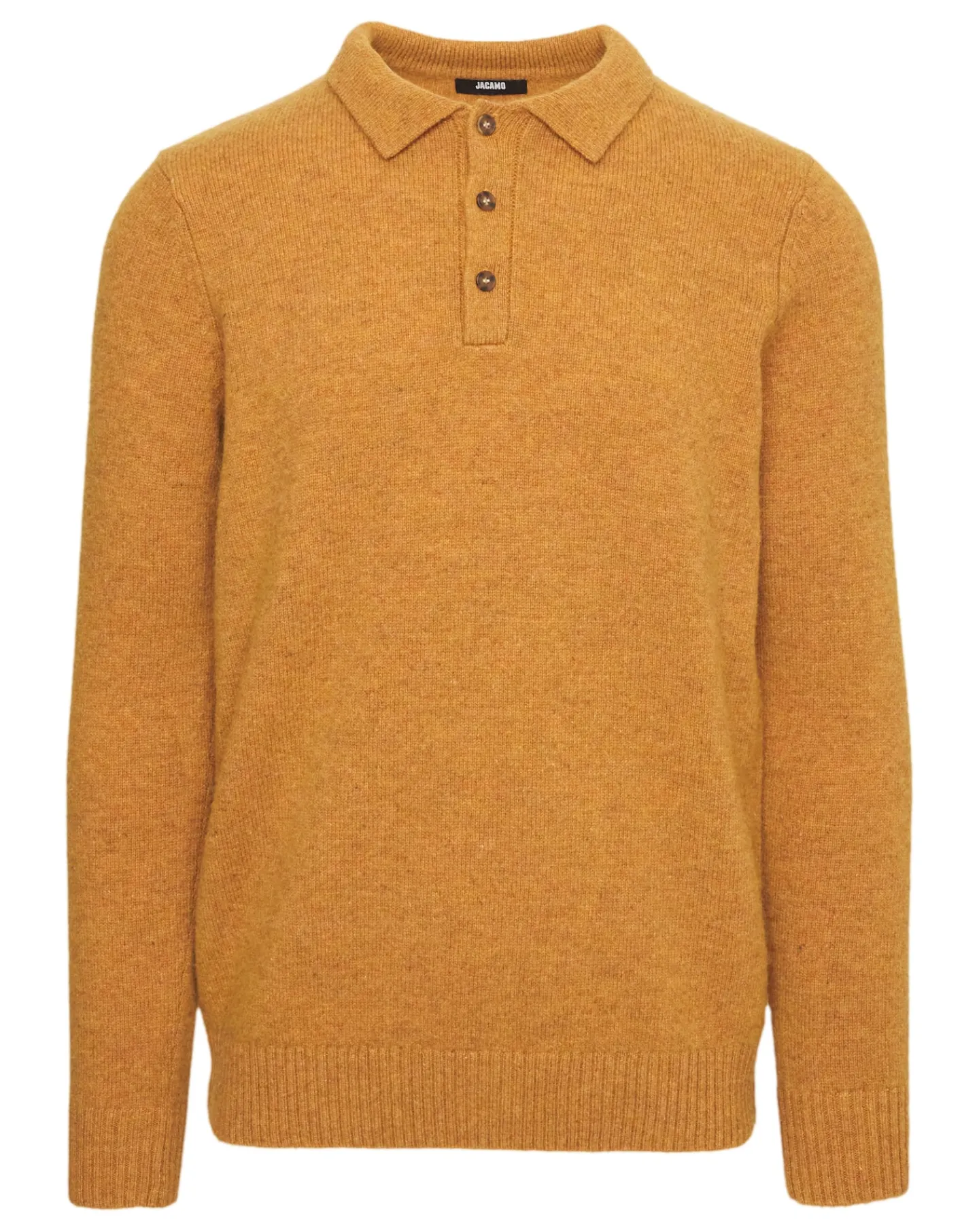 Jacamo Lambswool Long Sleeve Polo
