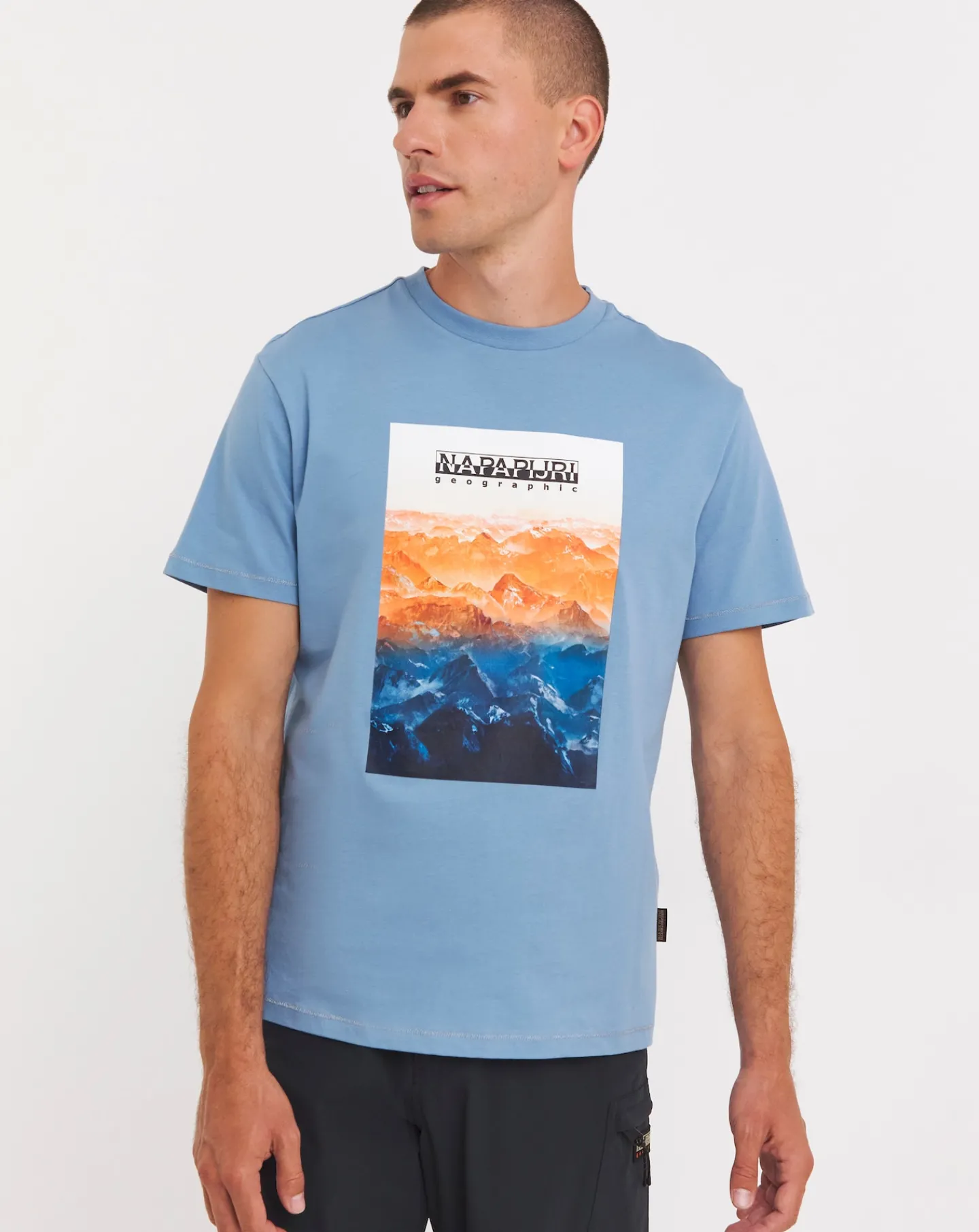 Napapijri Blue Graphic T-Shirt