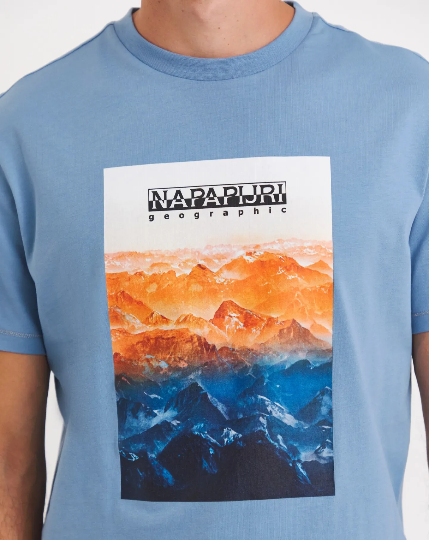 Napapijri Blue Graphic T-Shirt