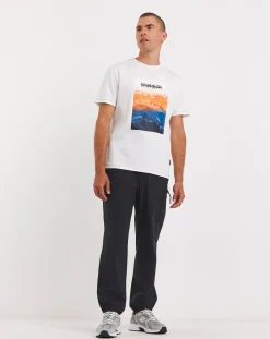 Napapijri White Graphic T-Shirt