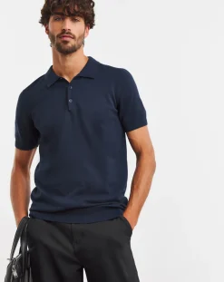 Jacamo Cotton Short Sleeve Knit Polo