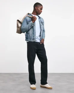 Jacamo Loose Fit Stretch Gaberdine Jeans