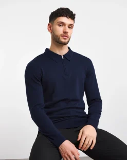 Jacamo Merino Wool Long Sleeve Zip