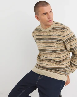 Jacamo Crew Neck Fairisle Jumper