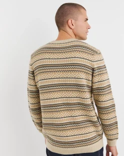 Jacamo Crew Neck Fairisle Jumper