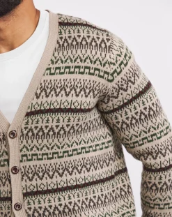 Jacamo Fairisle Cardigan