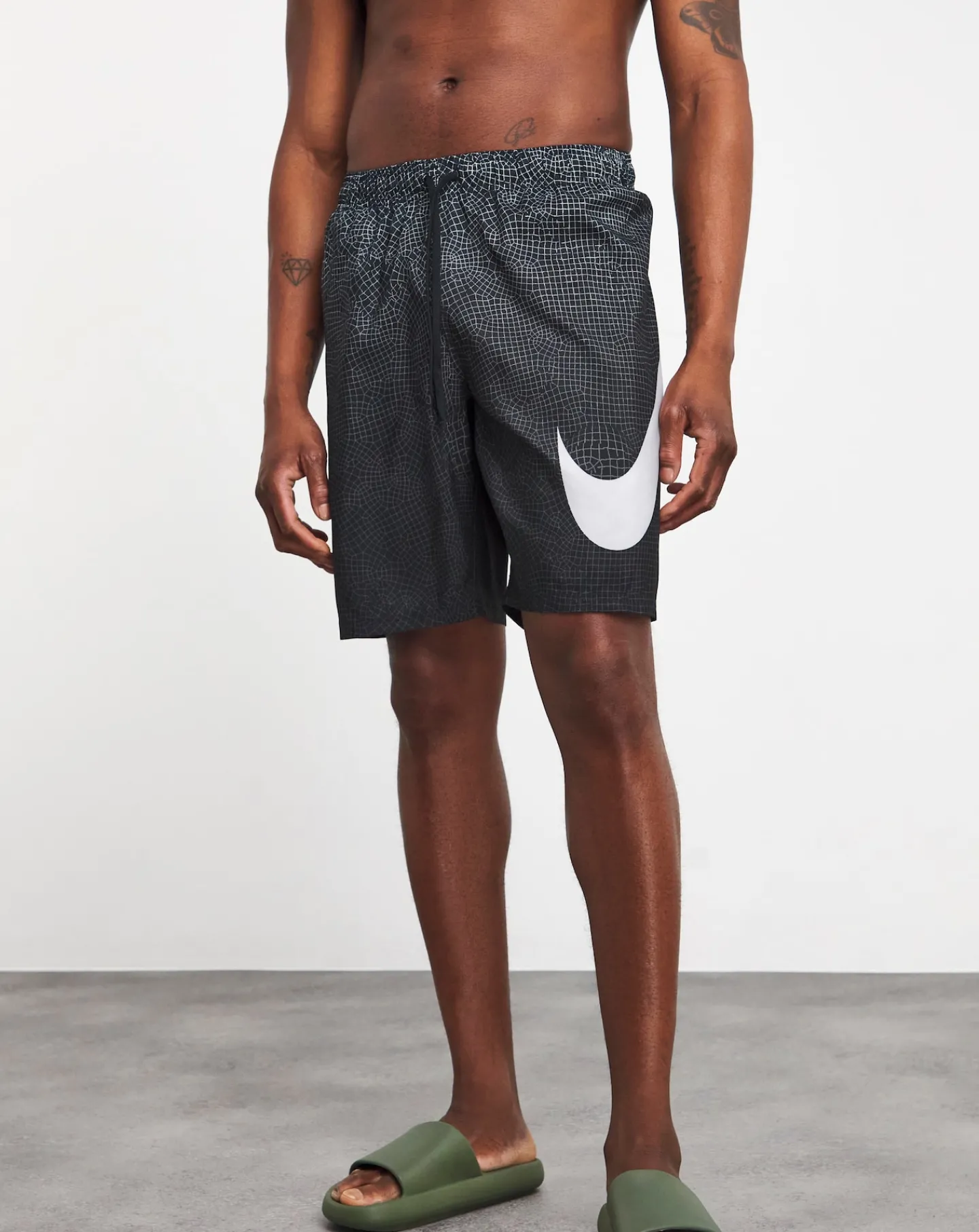 Nike Grid Swoosh 9" Volley Swim Short