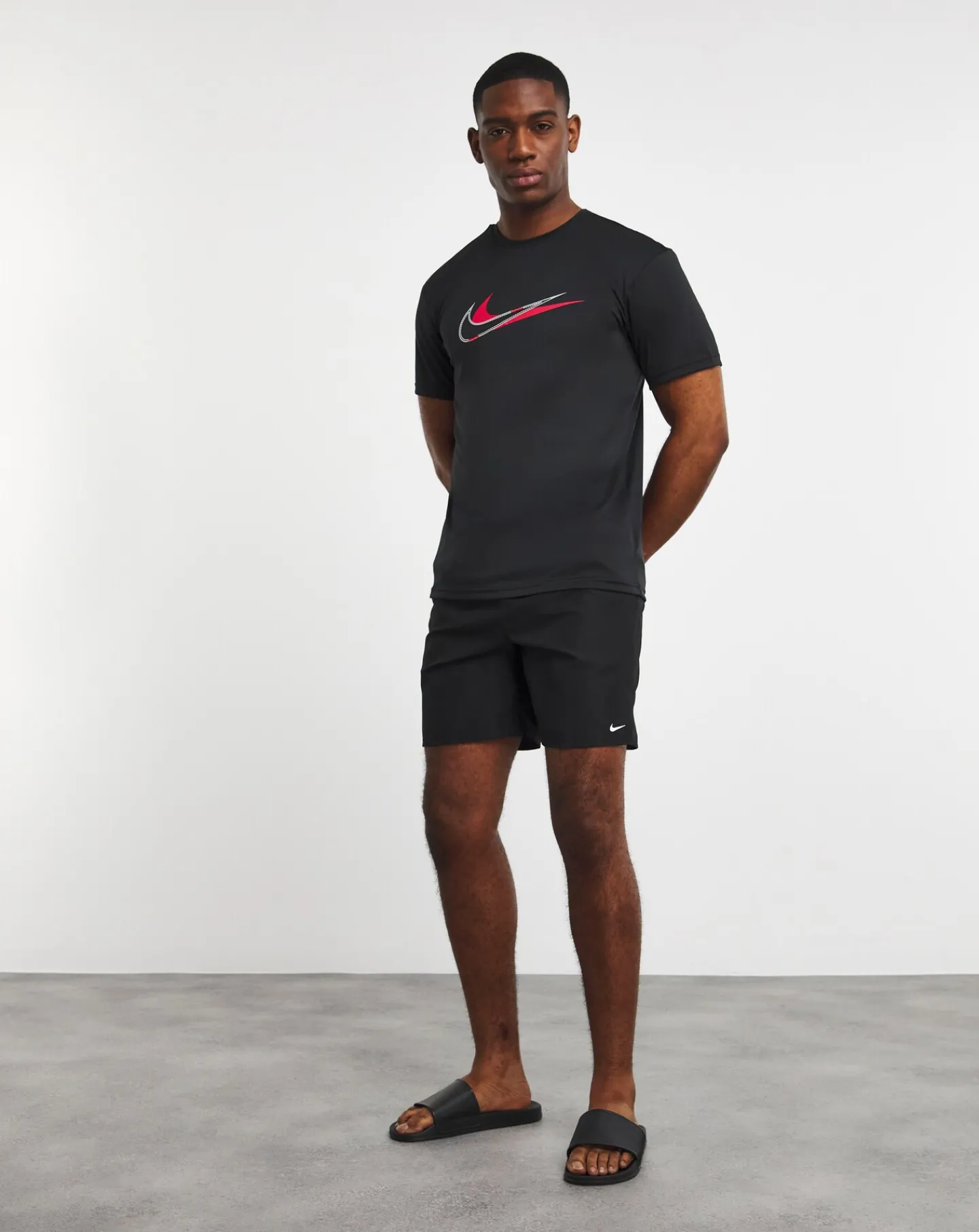 Nike Stacked Swoosh Short Sleeve Hydroguard T-Shirt