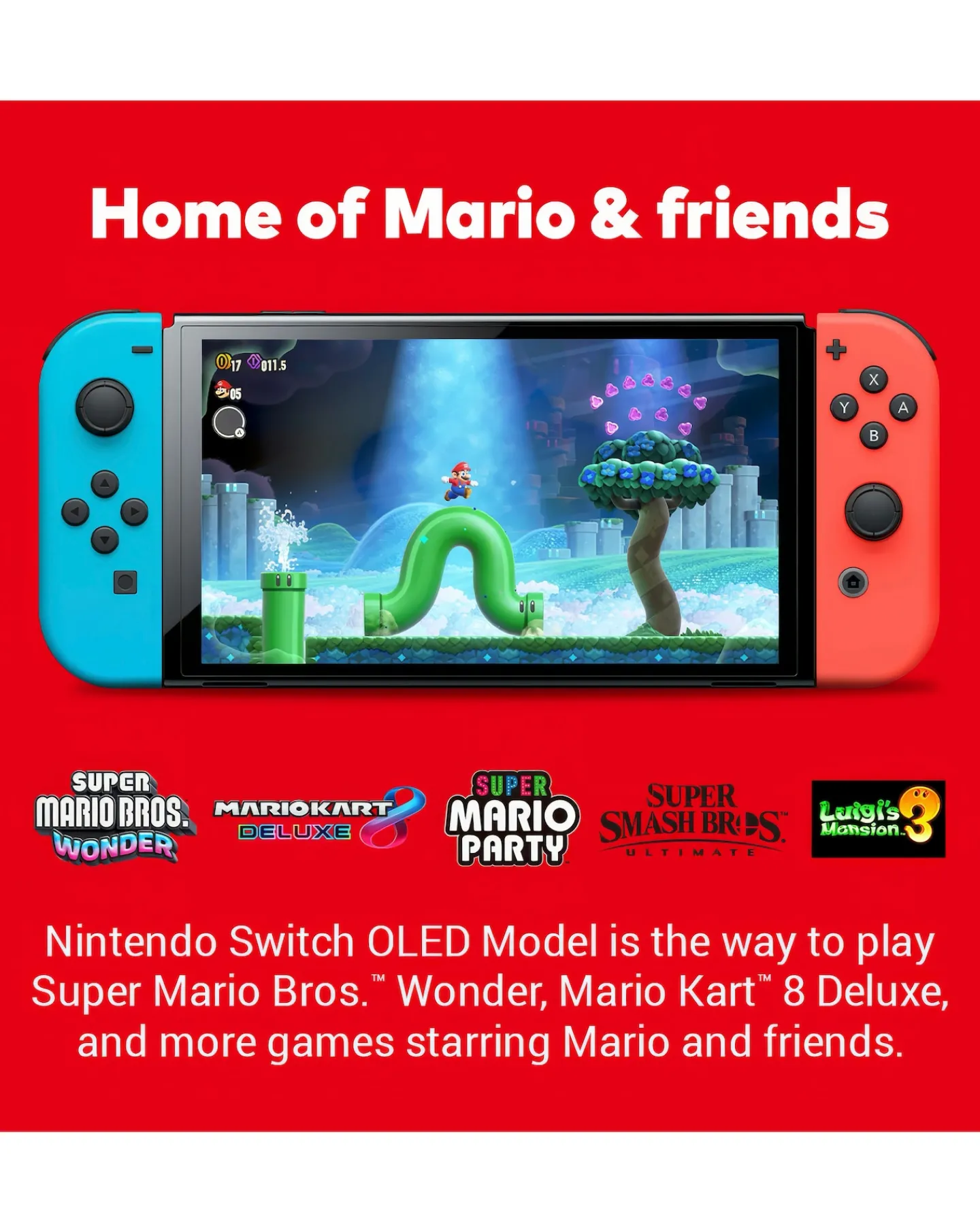 Nintendo Switch OLED Neon Console