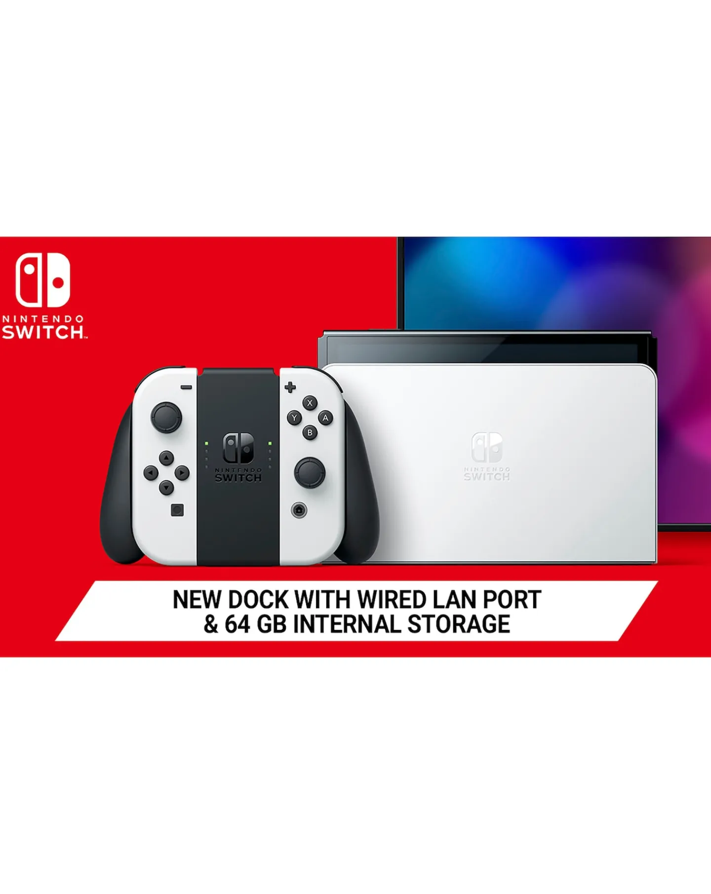 Nintendo Switch OLED White Console