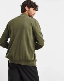 Jacamo Zip Through Funnel Neck Cardigan