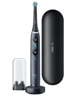 Oral B Oral-B iO8 Black Electric Toothbrush with Travel Case