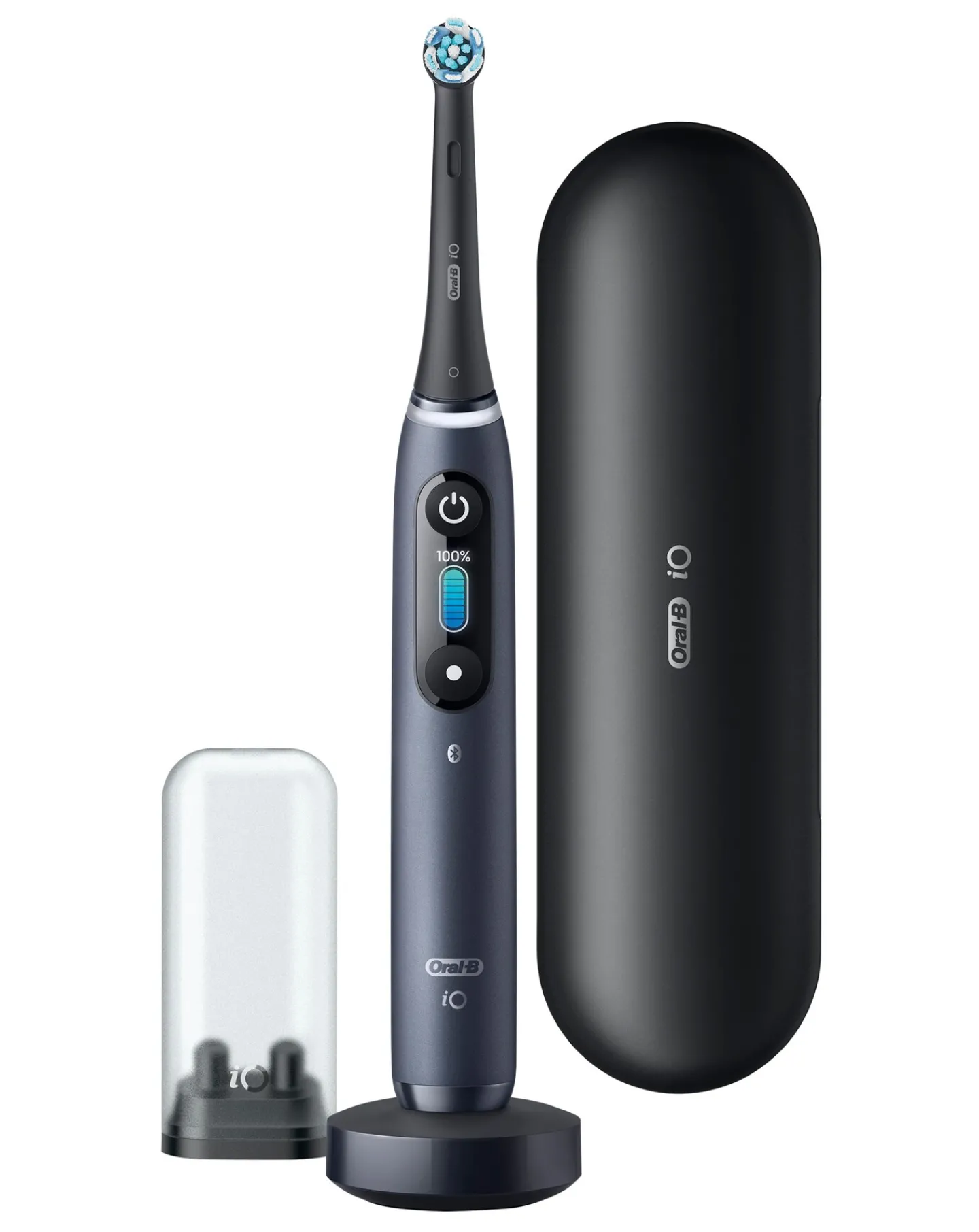 Oral B Oral-B iO8 Black Electric Toothbrush with Travel Case