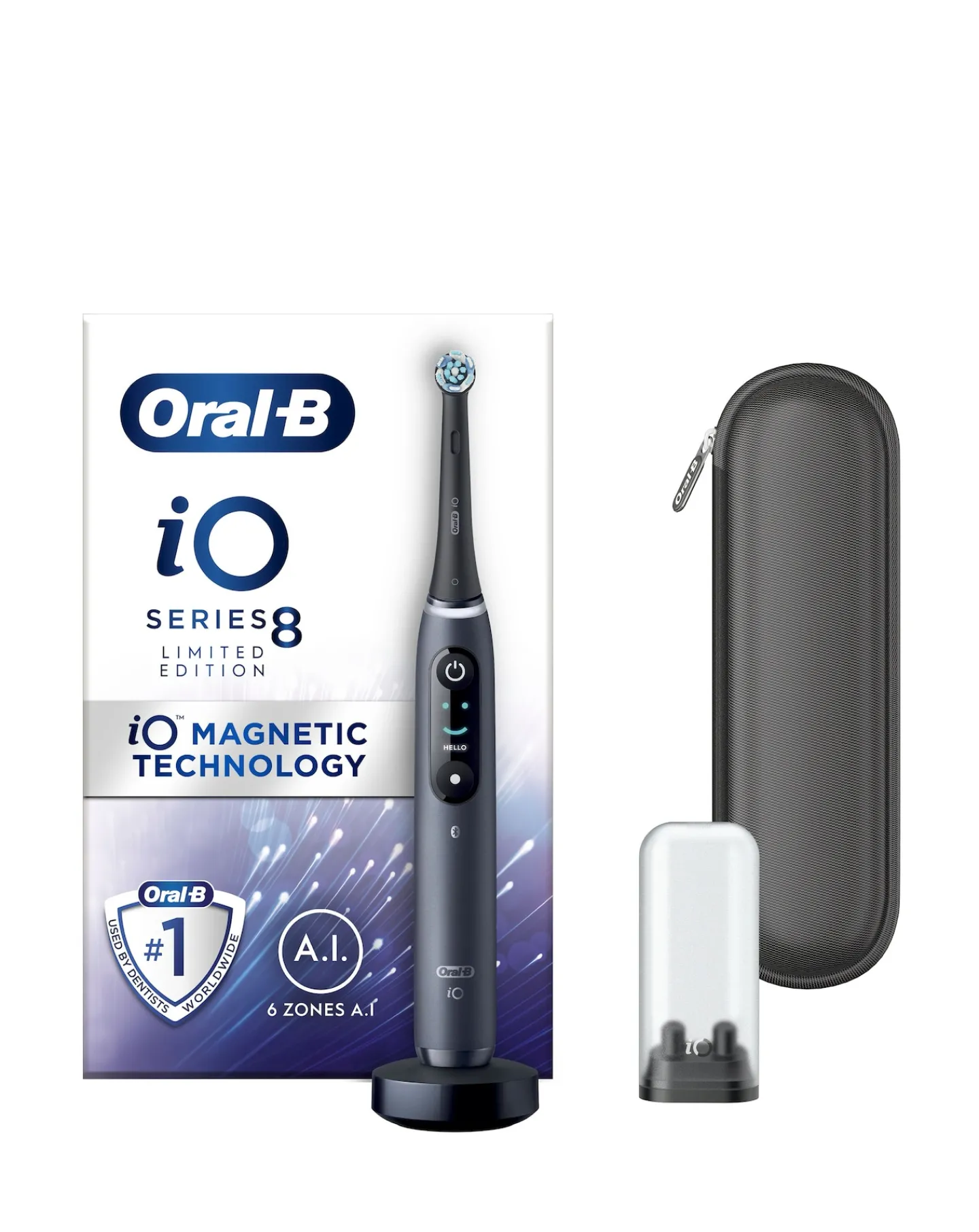 Oral B Oral-B iO8 Black Onyx (+ Zipper Case)