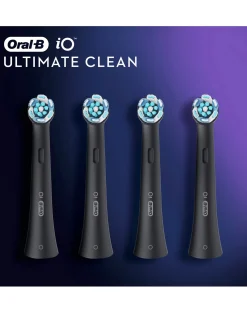 Oral B Oral-B iO Black Refill Heads Pack of 4