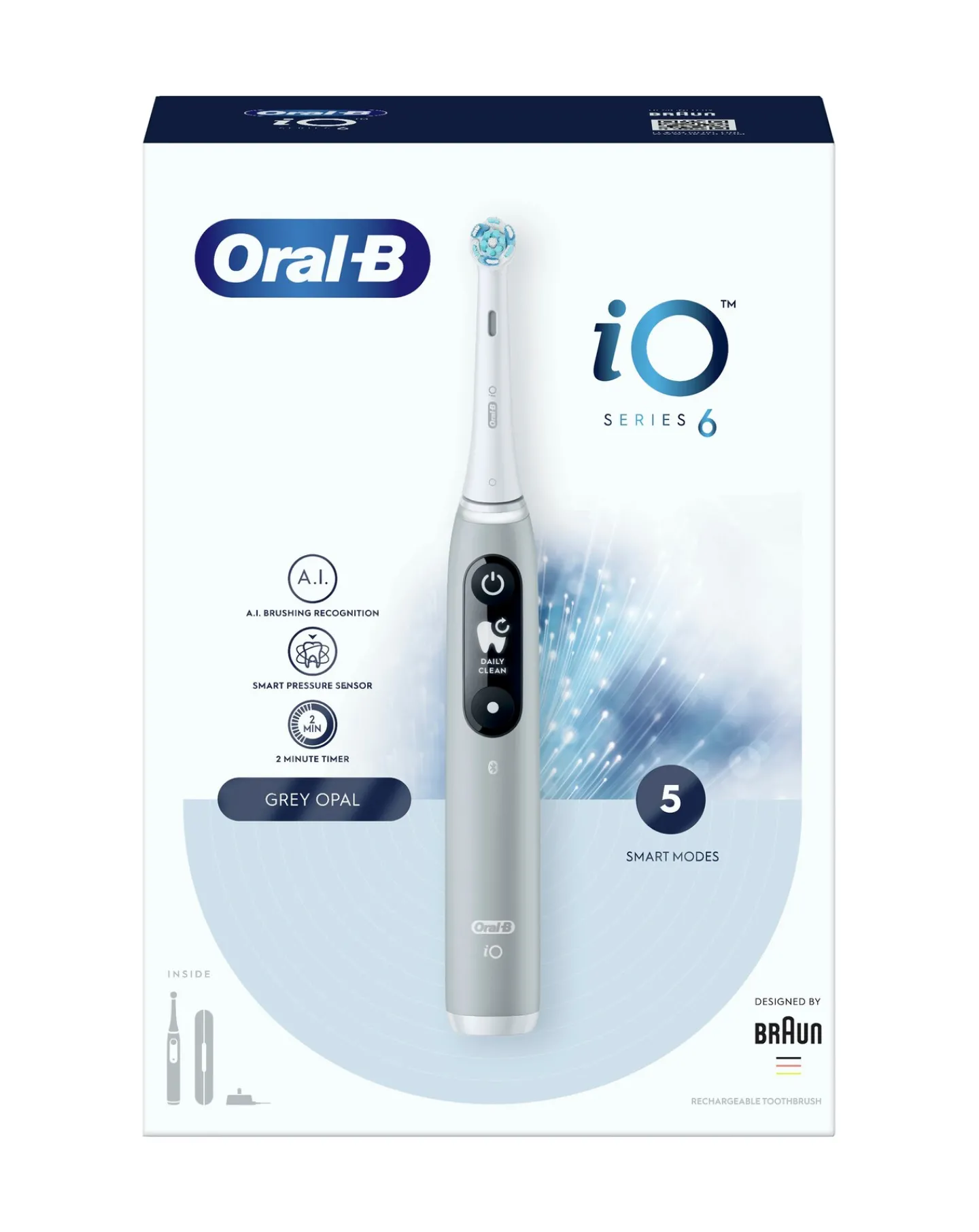 Oral B Oral-B iO6 Grey Opal Electric Toothbrush