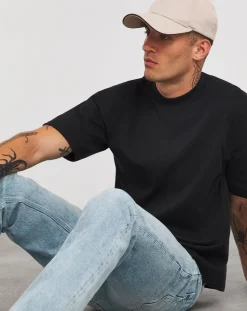Jacamo Oversized Heavyweight Crew Neck T-Shirt Reg