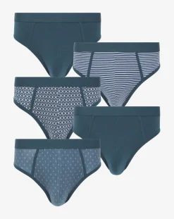 Jacamo Pack Of 5 Navy Mix Briefs