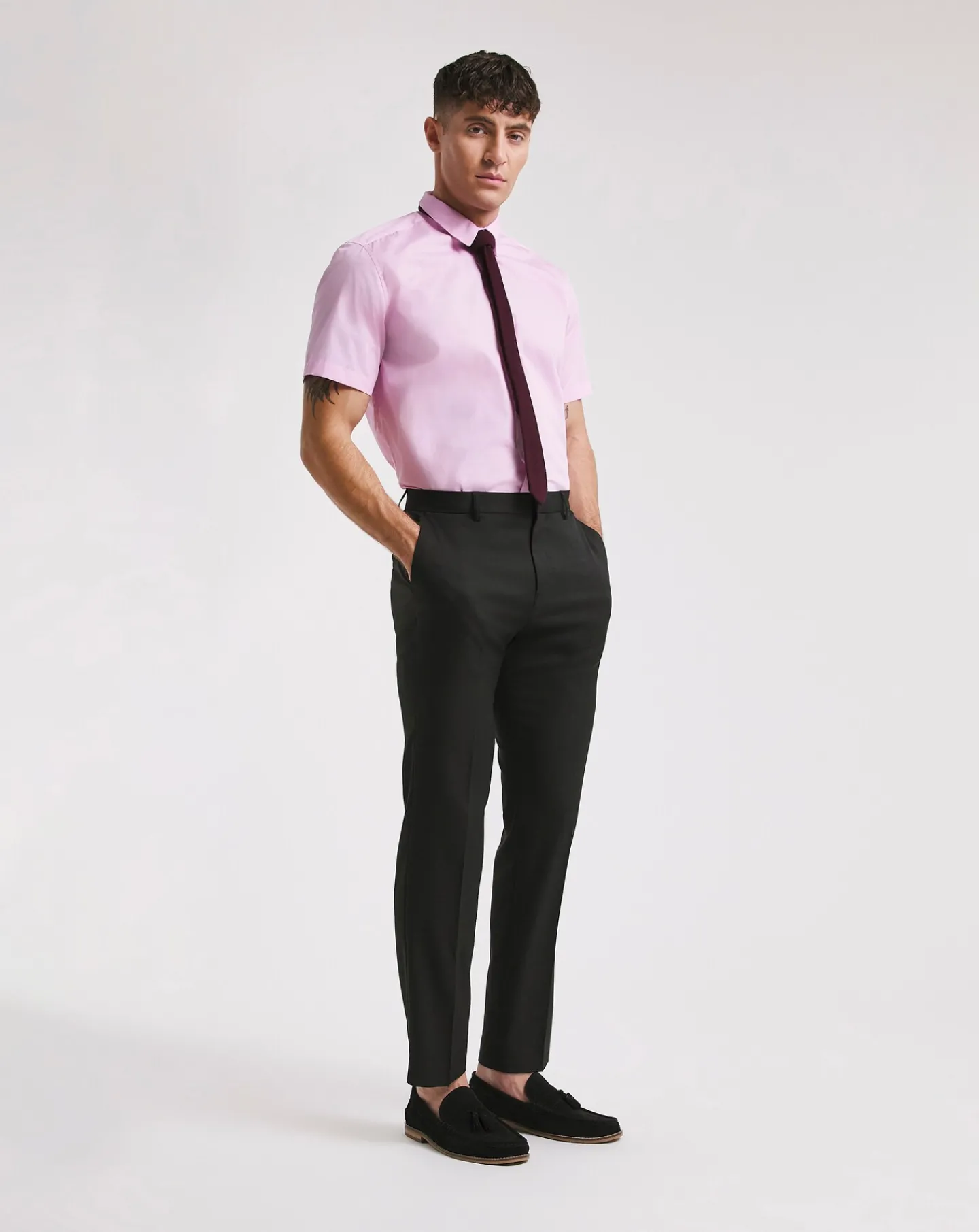 Jacamo Short Sleeve Formal Shirt Long