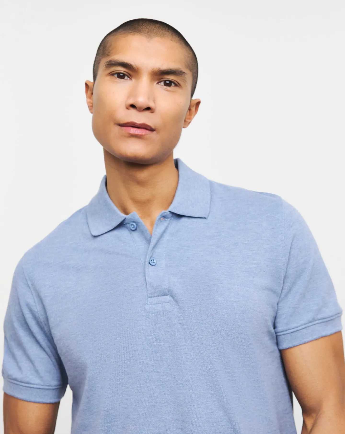Jacamo Pique Marl Polo Long