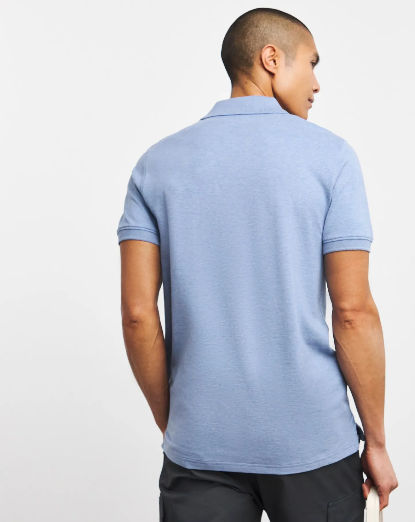 Jacamo Pique Marl Polo Long