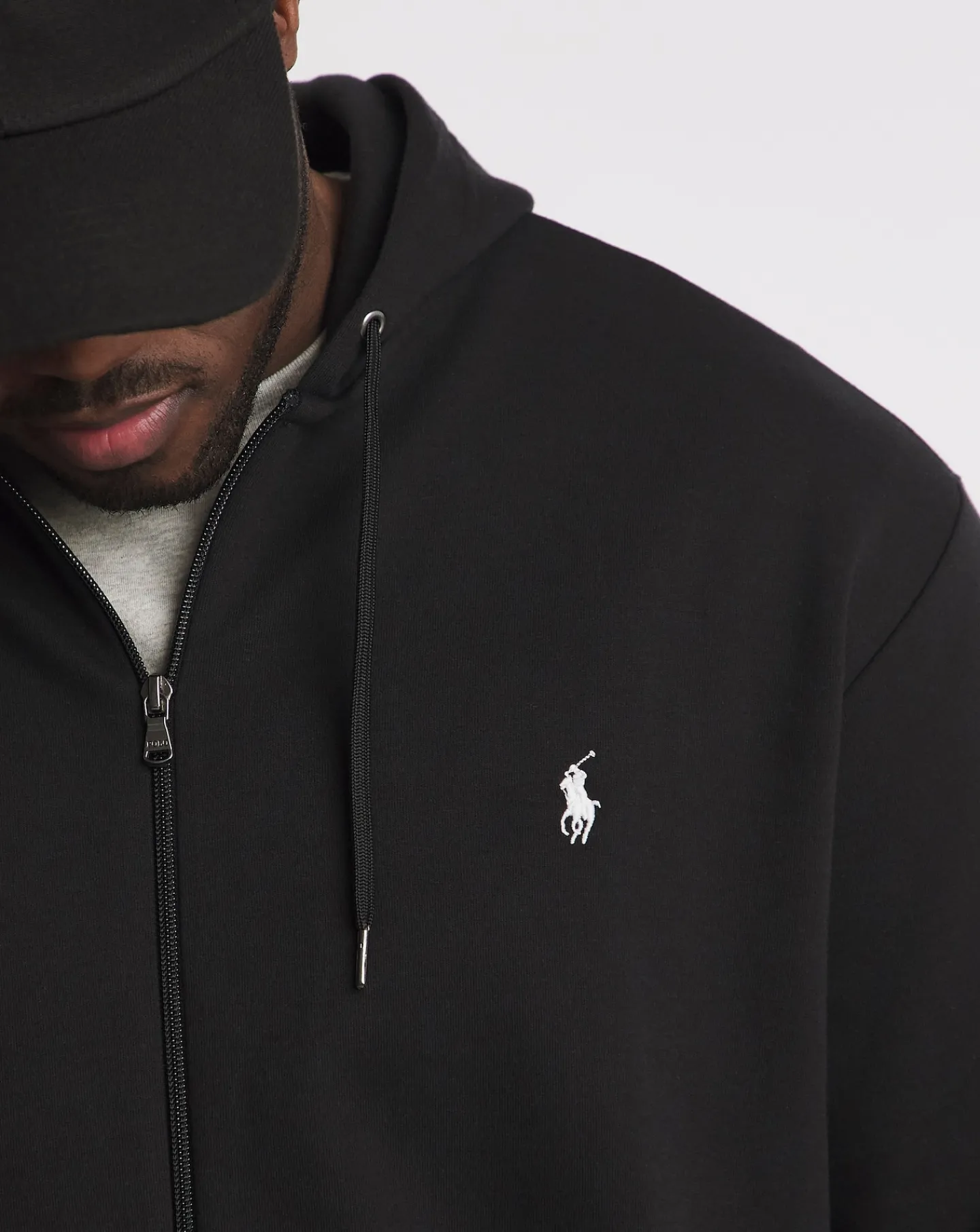 Polo Ralph Lauren Black Zip Through Hoodie