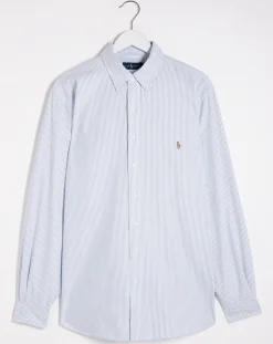 Polo Ralph Lauren Blue Long Sleeve Classic Stripe Shirt