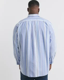 Polo Ralph Lauren Blue Striped Oxford Shirt