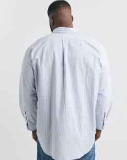 Polo Ralph Lauren Blue Striped Classic Oxford Shirt