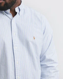 Polo Ralph Lauren Blue Striped Classic Oxford Shirt