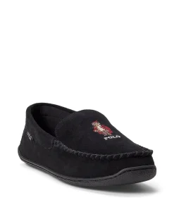 Polo Ralph Lauren Brenan Holiday Bear Suede Slippers