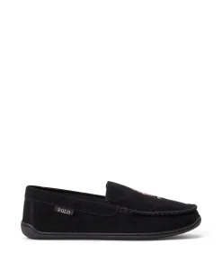 Polo Ralph Lauren Brenan Holiday Bear Suede Slippers