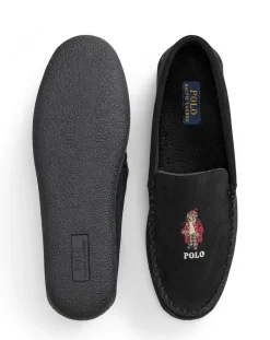 Polo Ralph Lauren Brenan Holiday Bear Suede Slippers