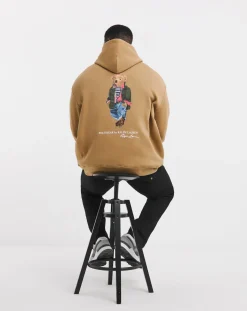 Polo Ralph Lauren Camel Explorer Bear Hoodie