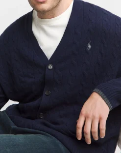 Polo Ralph Lauren Cashmere Mix Cable Cardigan