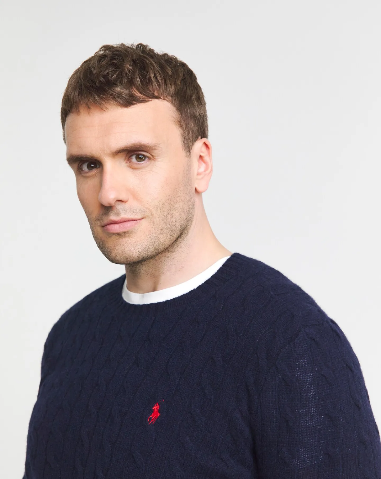 Polo Ralph Lauren Cashmere Mix Cable Jumper