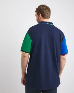 Polo Ralph Lauren Navy Multi Short Sleeve Polo Shirt