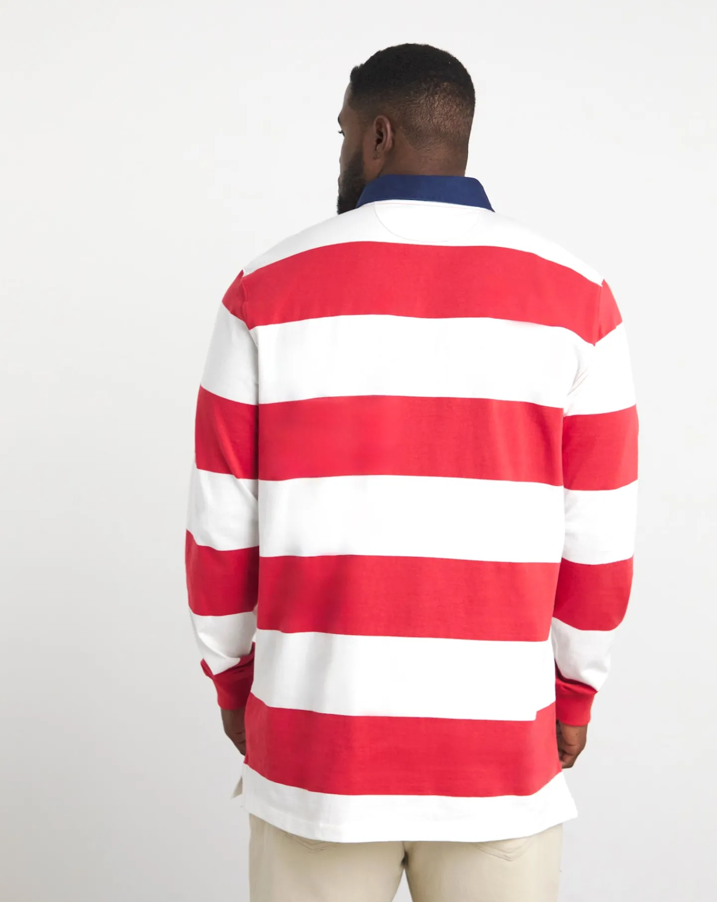 Polo Ralph Lauren Red Striped Rugby Polo