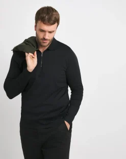 Jacamo Premium 100% Mercerised Zip Polo
