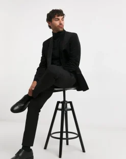 Jacamo Premium Tuxedo Satin Stripe Trouser