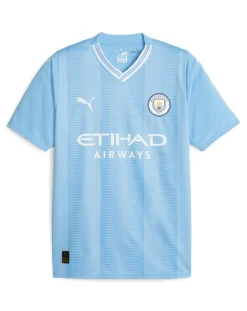 Manchester City|Puma PUMA Manchester City FC 2023/24 Short Sleeve Home Jersey